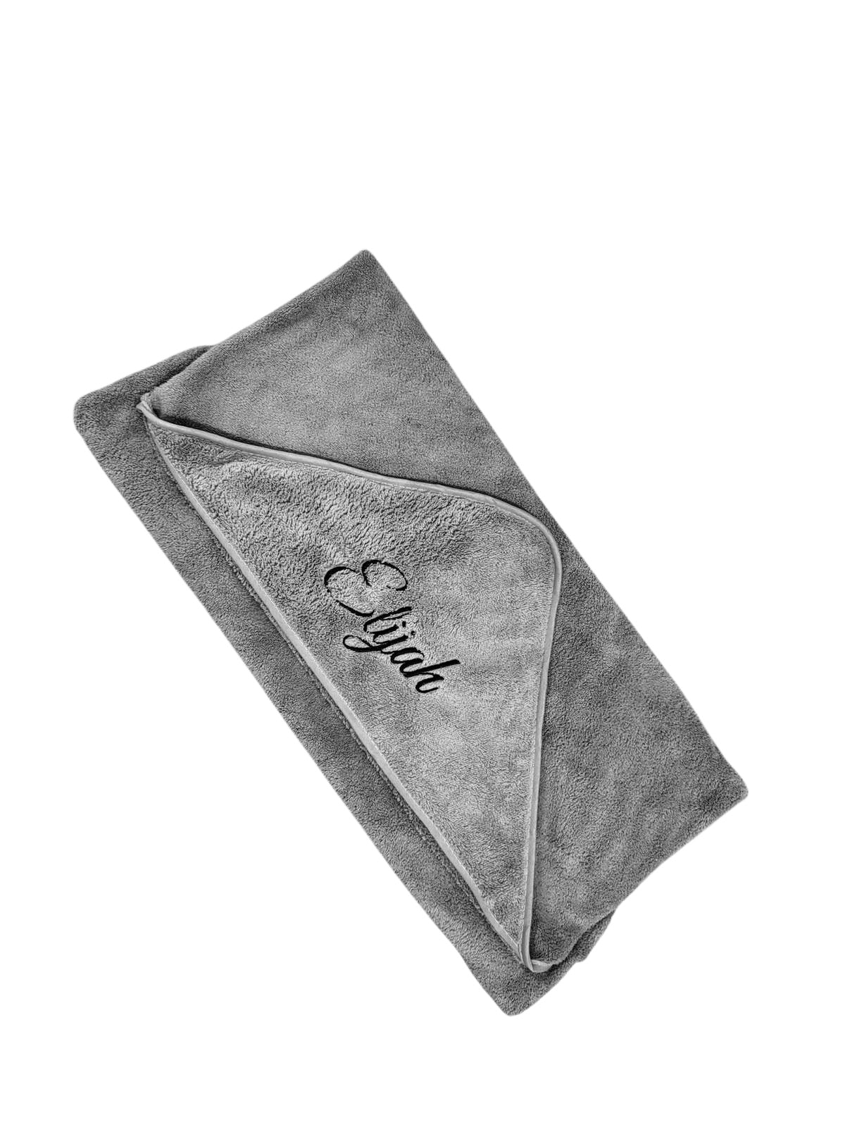 Personalisiertes Baby-Badetuch mit Kapuze – mit Wunschnamen