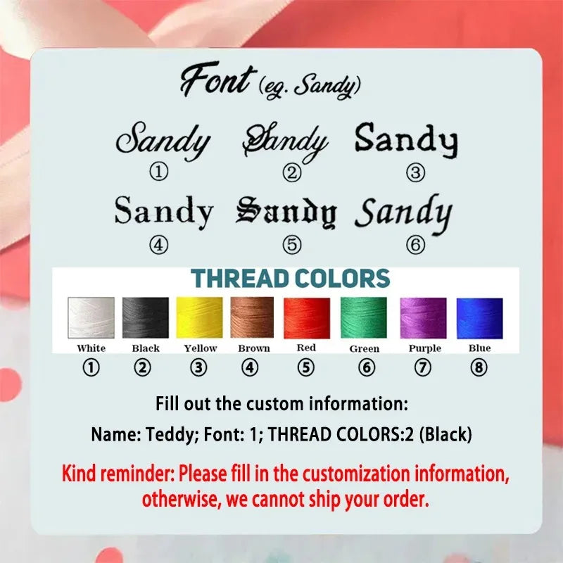 Personalisierter Kleinkind-Rucksack – Cartoon Bär aus Cord | Mit gesticktem Namen