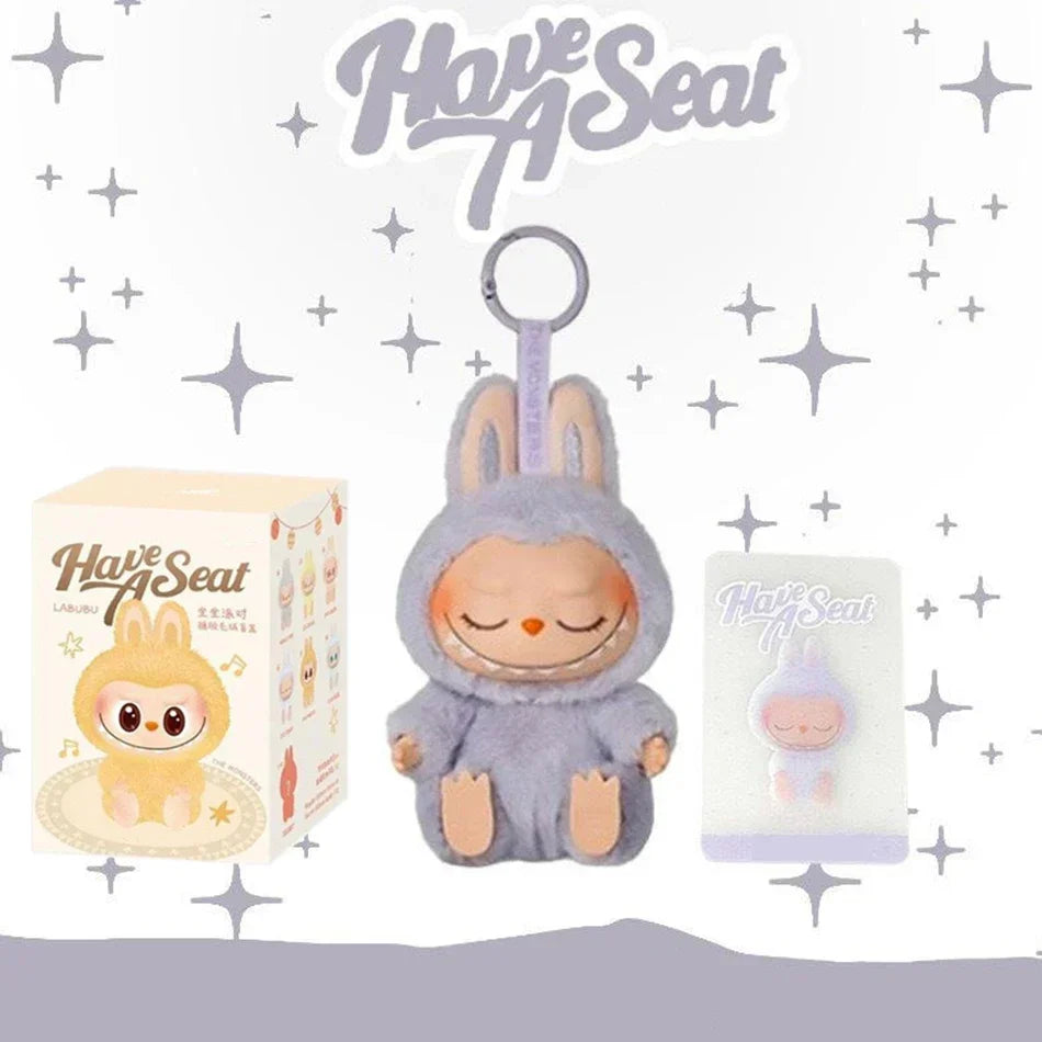 Kawaii Labubu have a Seat Monster Box Figuren – Wähle deinen Liebling oder lass dich überraschen!