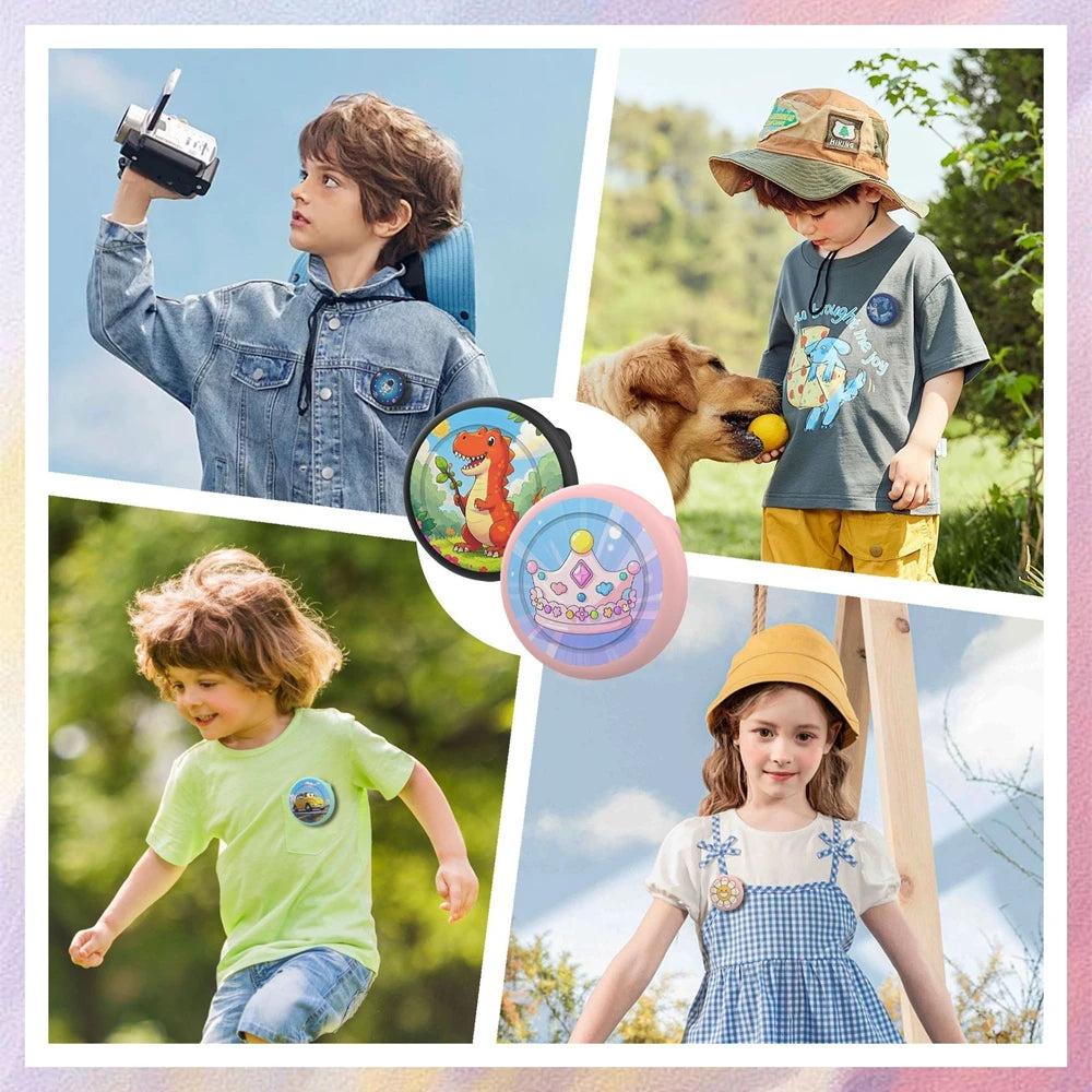 Silikon-Schutzhülle mit Sicherheitsstift für Kinder – passend für Smart Tags