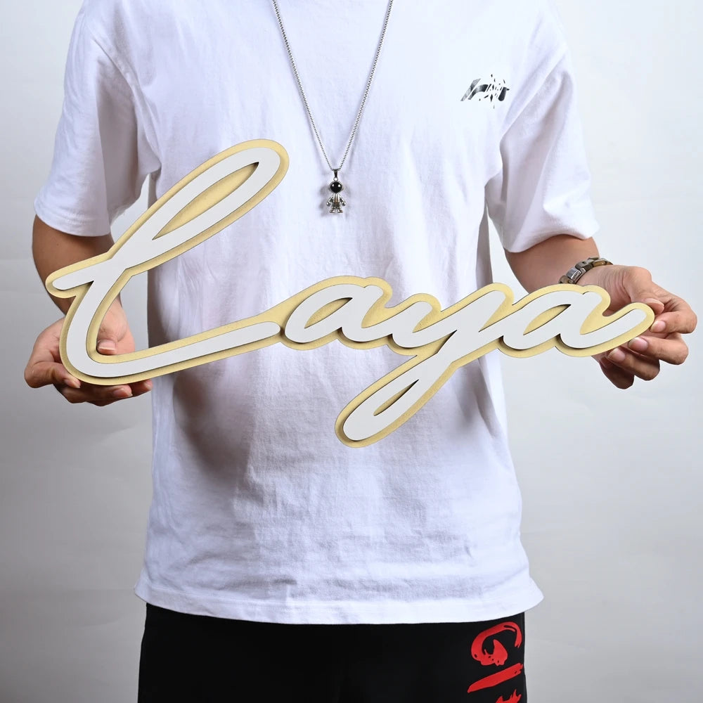 Personalisiertes Namensschild, Hochzeitsname, Partyschild, personalisierbar, Geburtstag, Baby-Geschenke, Kinderzimmer-Schild, Holztafel, Tischdekoration