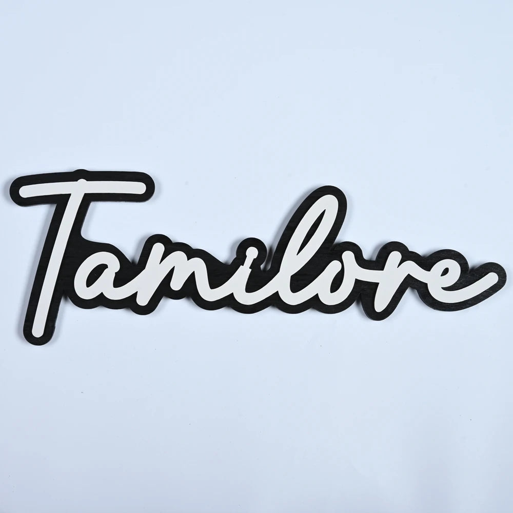 Personalisiertes Namensschild, Hochzeitsname, Partyschild, personalisierbar, Geburtstag, Baby-Geschenke, Kinderzimmer-Schild, Holztafel, Tischdekoration