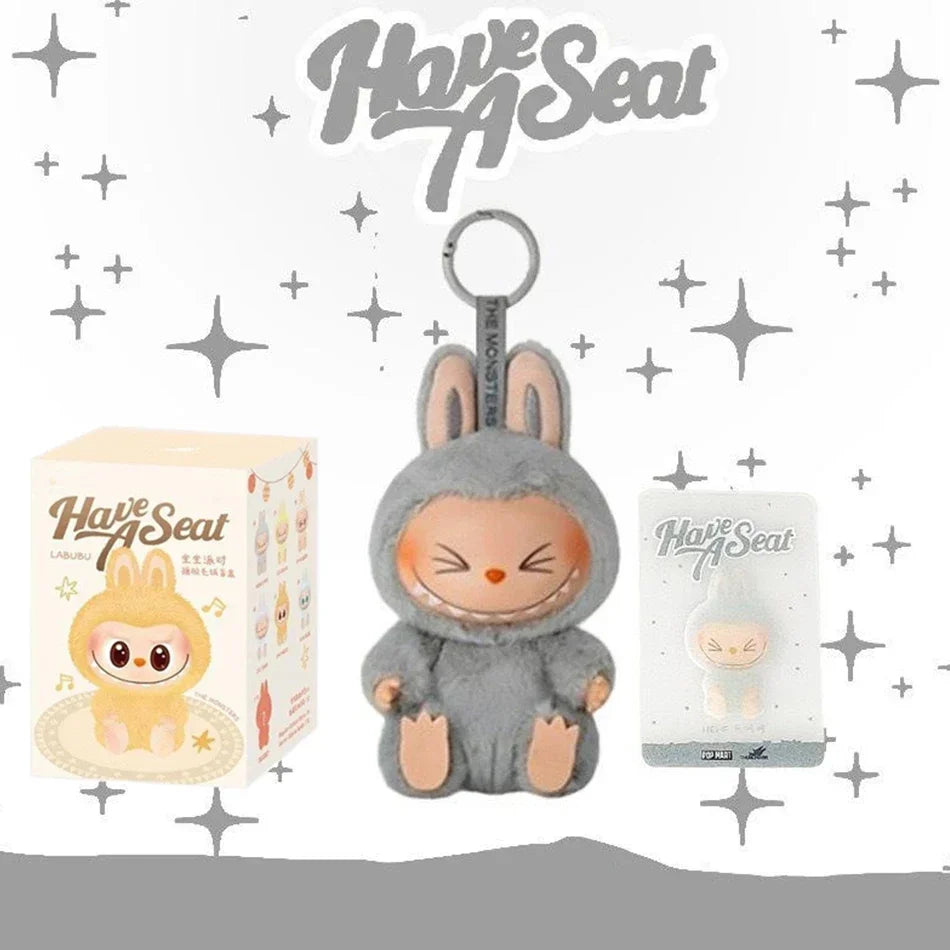 Kawaii Labubu have a Seat Monster Box Figuren – Wähle deinen Liebling oder lass dich überraschen!