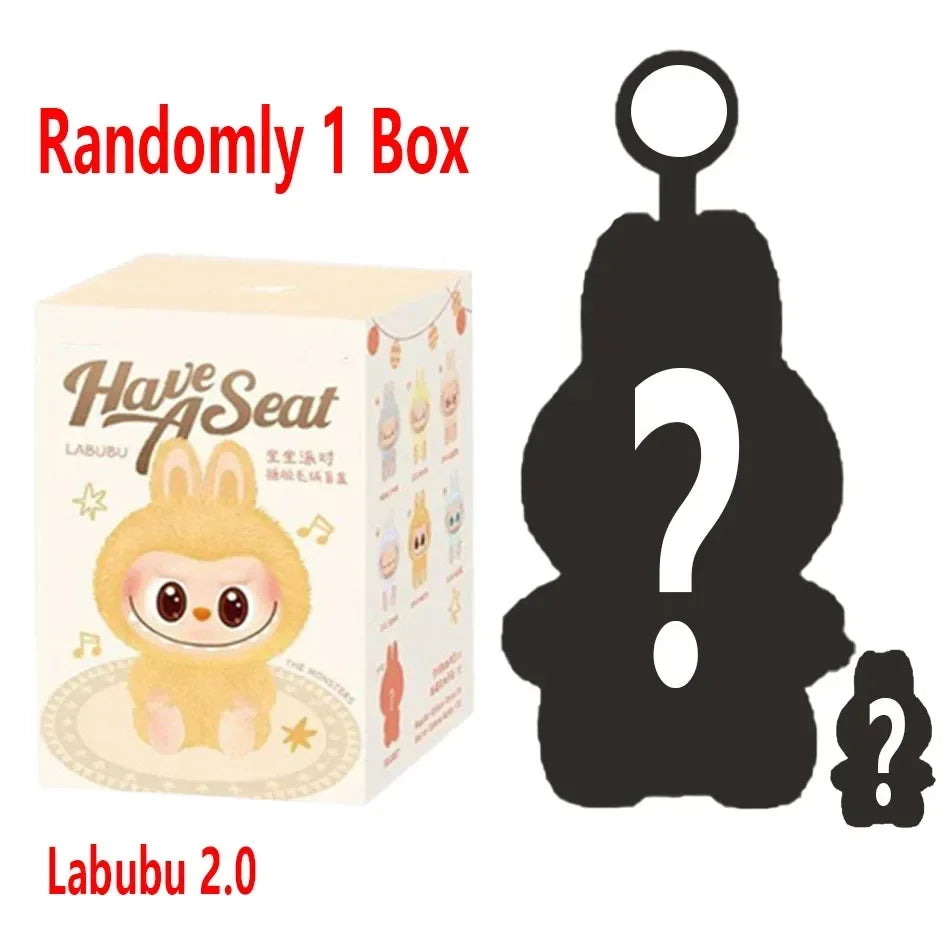 Kawaii Labubu have a Seat Monster Box Figuren – Wähle deinen Liebling oder lass dich überraschen!