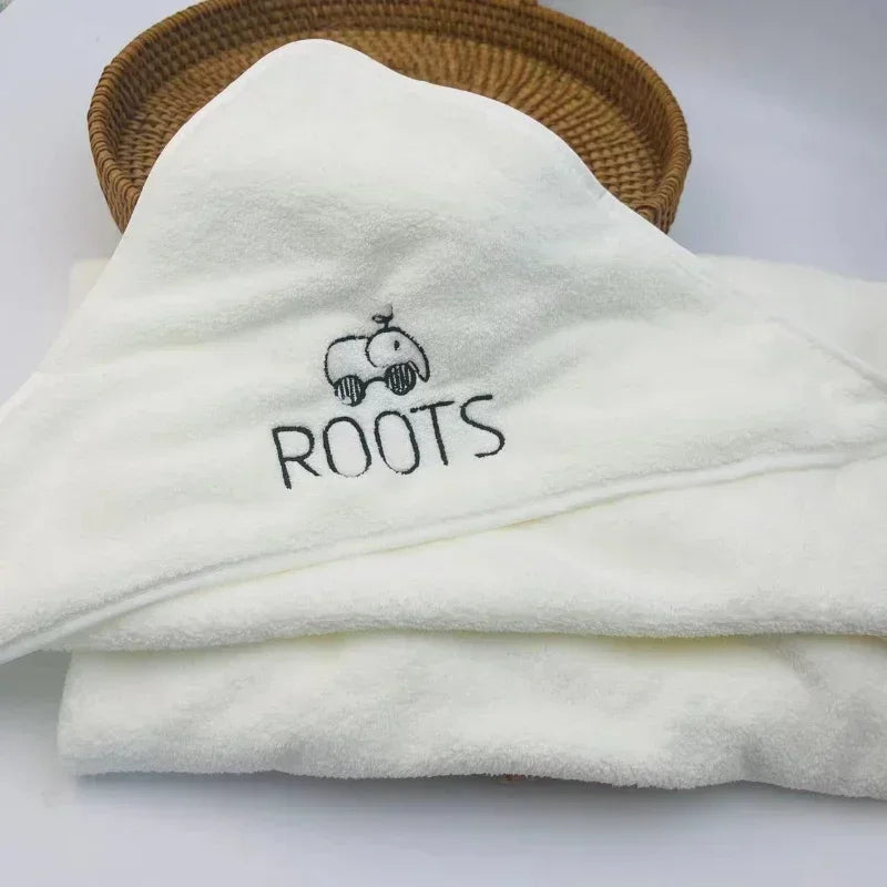 Personalisiertes Baby-Badetuch mit Kapuze – mit Wunschnamen
