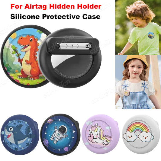 Silikon-Schutzhülle mit Sicherheitsstift für Kinder – passend für Smart Tags